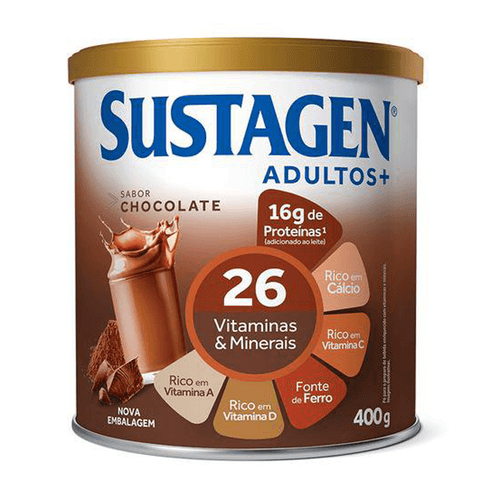 Complemento-Alimentar-Sustagen-Adultos-Sabor-Chocolate---Lata-400g 39080_0010_652c603e8b77bb0bf1bf6a87_1 Complemento-Alimentar-Sustagen-Adultos-Sabor-Chocolate---Lata-400g 39080_0010_652c603e8b77bb0bf1bf6a87_1